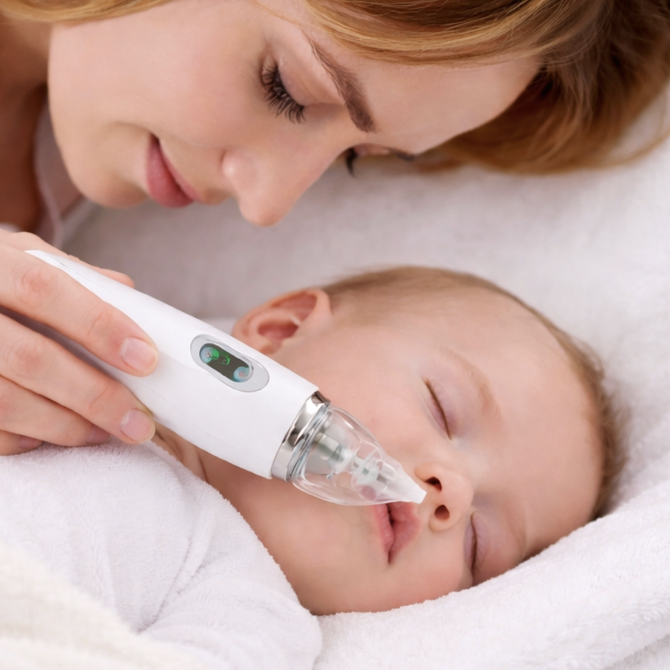 Elektrický nosový aspirátor – detail produktu